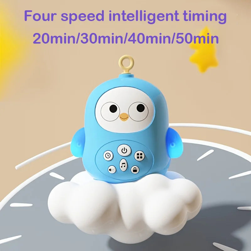 Musical Crib Mobile for Baby, 360° Rotating Baby Mobile with Soft Night Light & Multi-Soothing Modes, Infant Sleep Soother