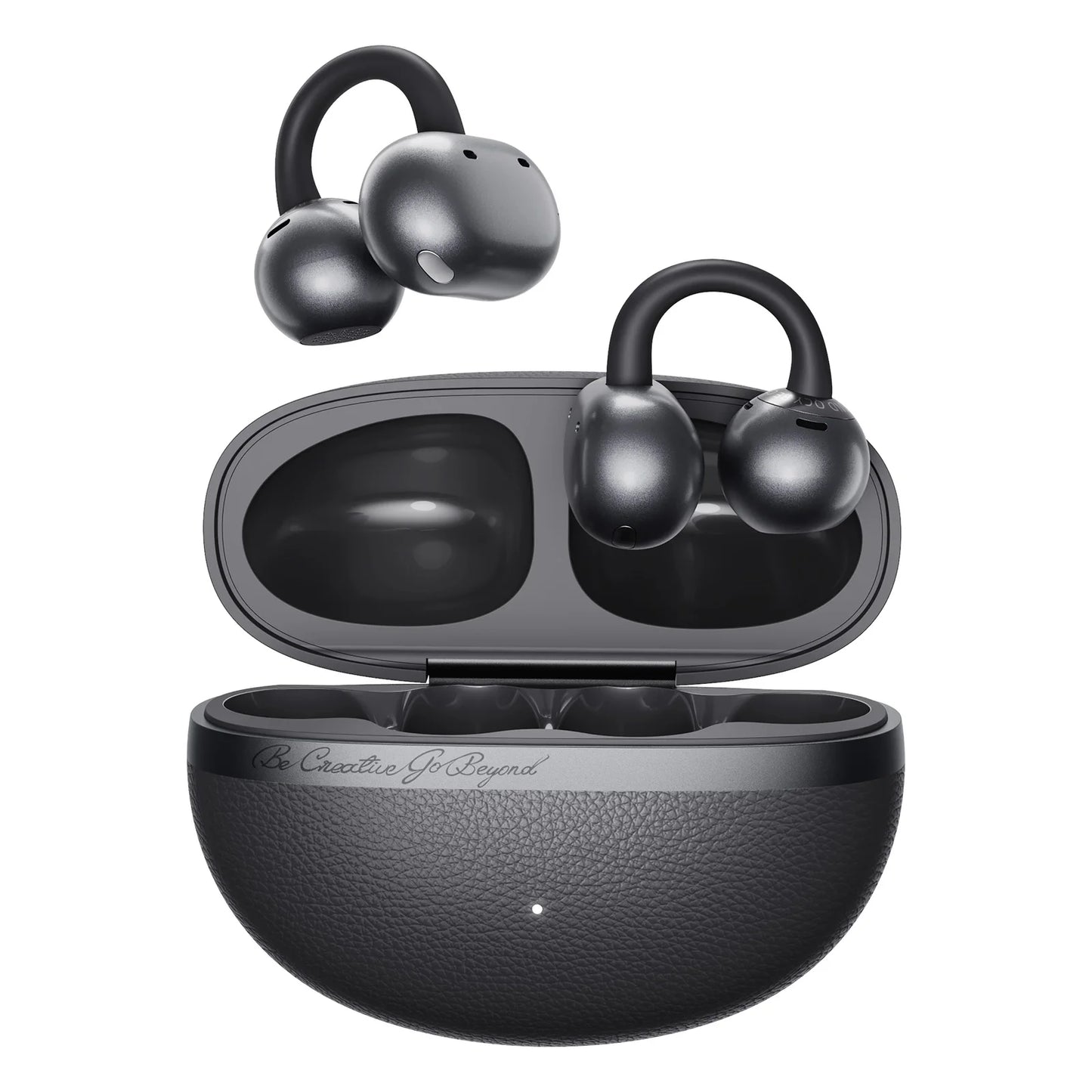 QCY CT06 Clip On Earbuds Crossky C50 Open Ear Wireless Bluetooth 6.0 Headphones with 4 Mic 35H Earbuds Comfortable for Running