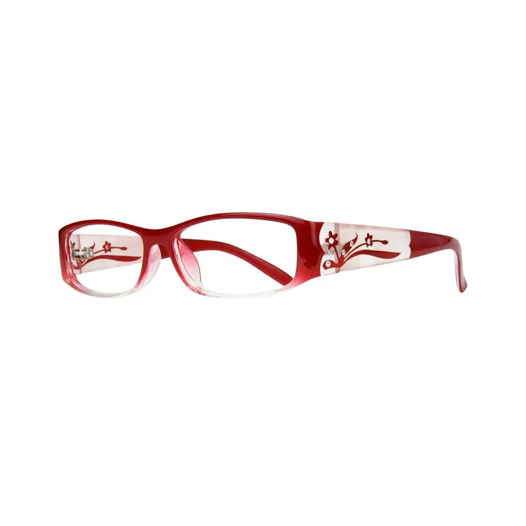 EYEBOGO Kaylee Burgundy Women Reading Glasses Rectangle Classic Frame Readers Eyeglasses with Diopter +1.00 to +6.00