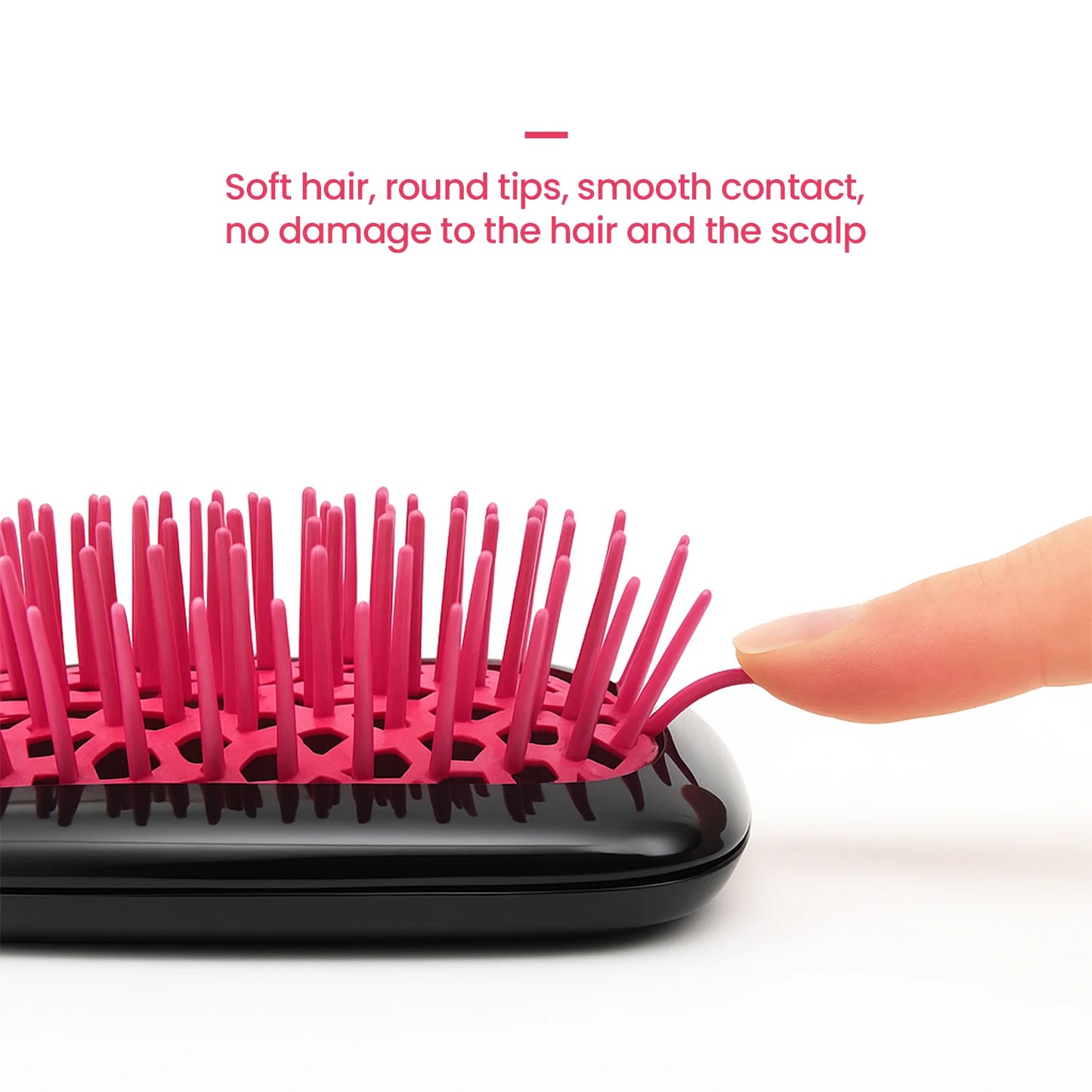 Detangling Hair Brush-Gentle Tangle Release, Reduced Dreakage, Decreases hair drying time,Easy-to-Clean, Ultra Light,Soft Bristl