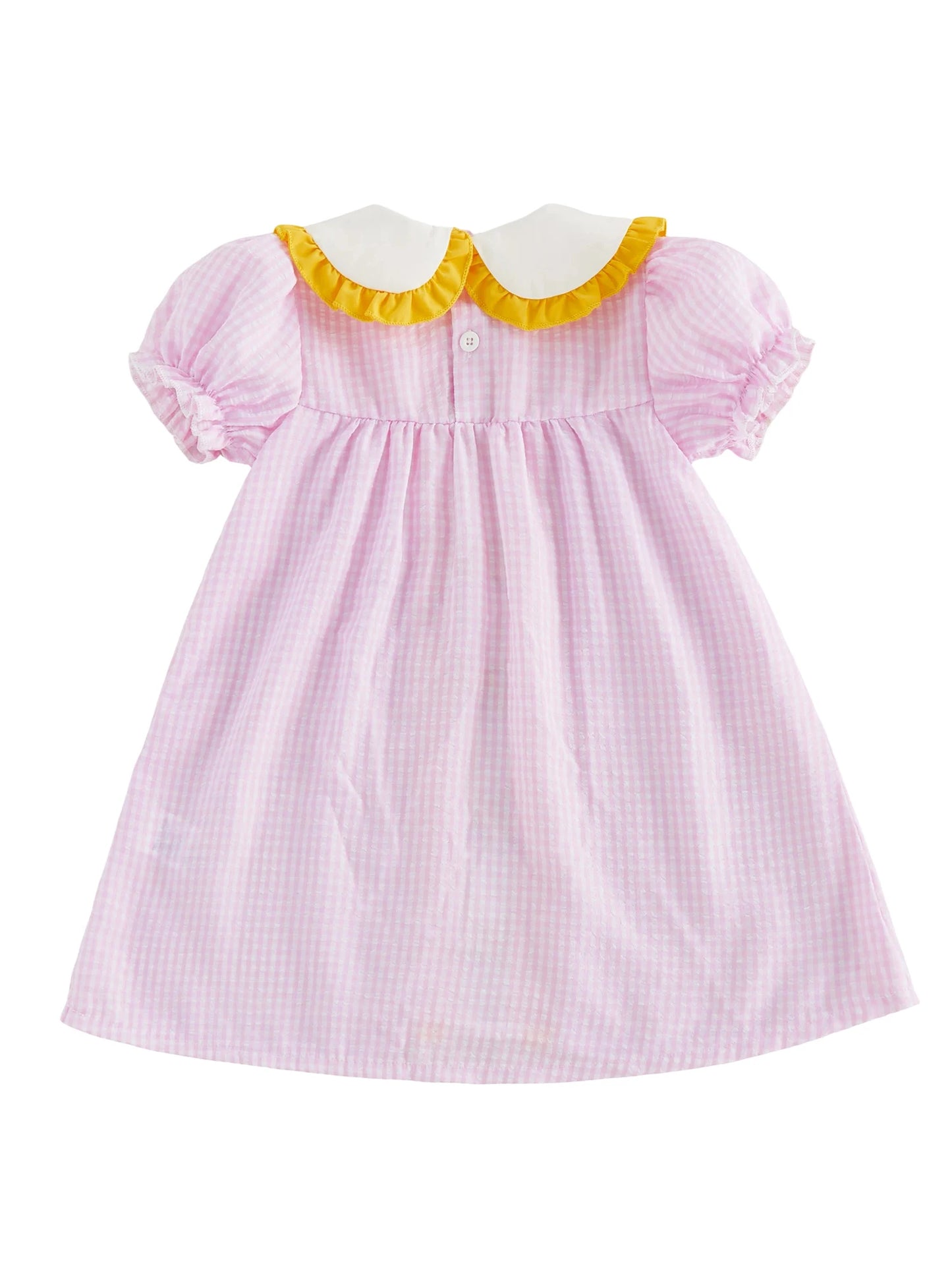 Girls Sleeveless Floral Print Ruffle Hem Dress Round Neck Bowknot Summer Dress Back to School Outfit for Kids