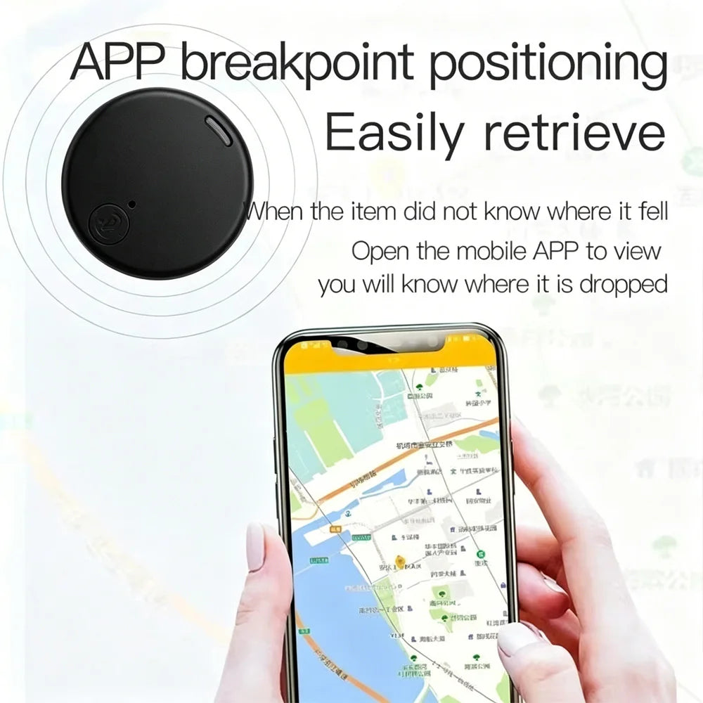 GPS Tracker Bluetooth 5.0 Anti-Lost GPS Mini Device Pet Elderly Kid Bag Wallet Car Tracking For IOS Android Smart Finder Locator