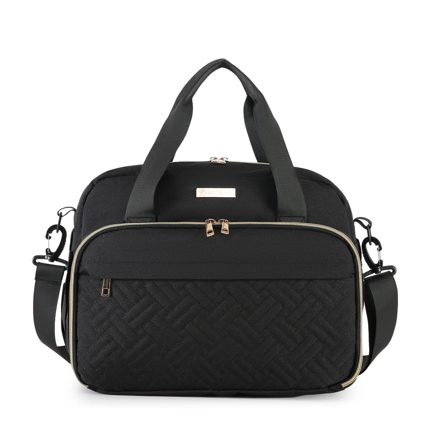 Single large-capacity baby cross-body diaper bag, mom bag, baby diaper bag handbag, large-capacity shoulder-back wide-opening tr