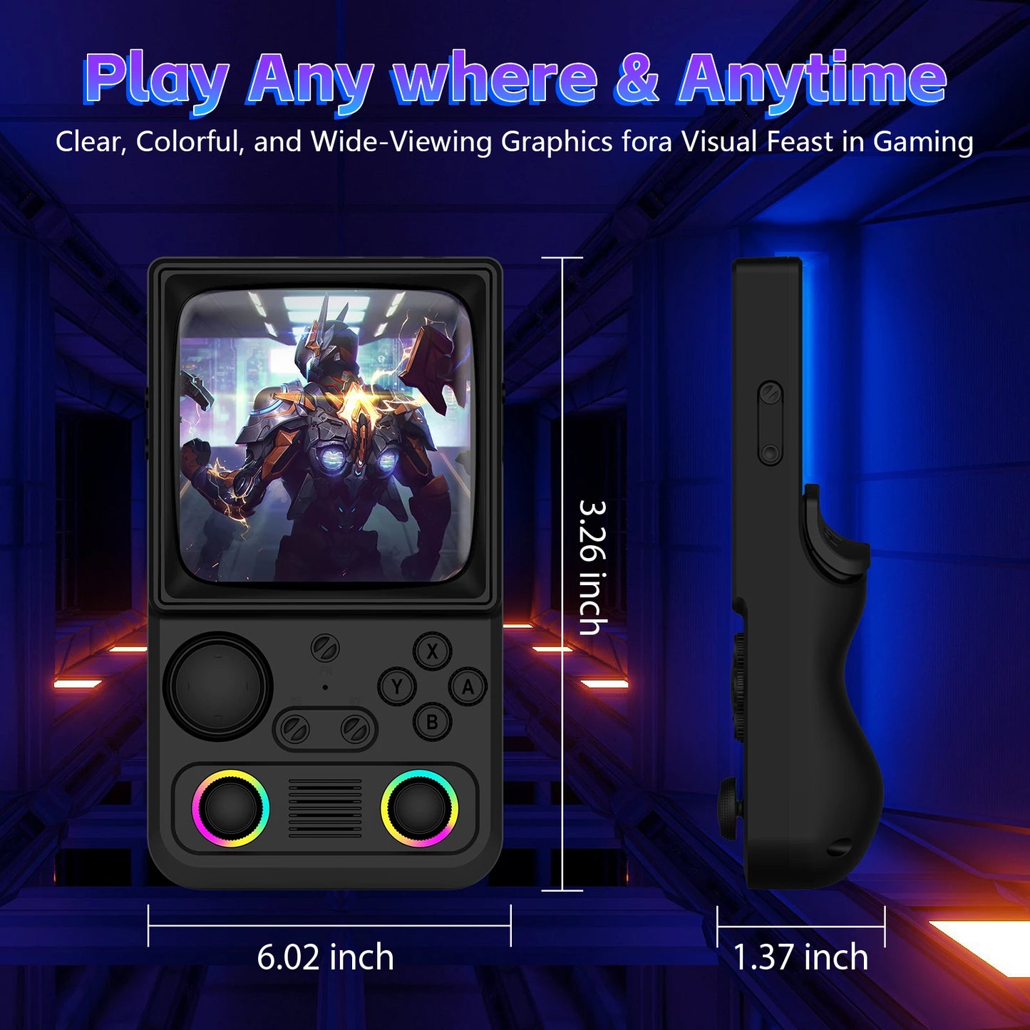 AISLPC R36T MAX Handheld Game Console 64/128G 4.0" IPS Screen 22000+Games 5G Portable Pocket Game Player
