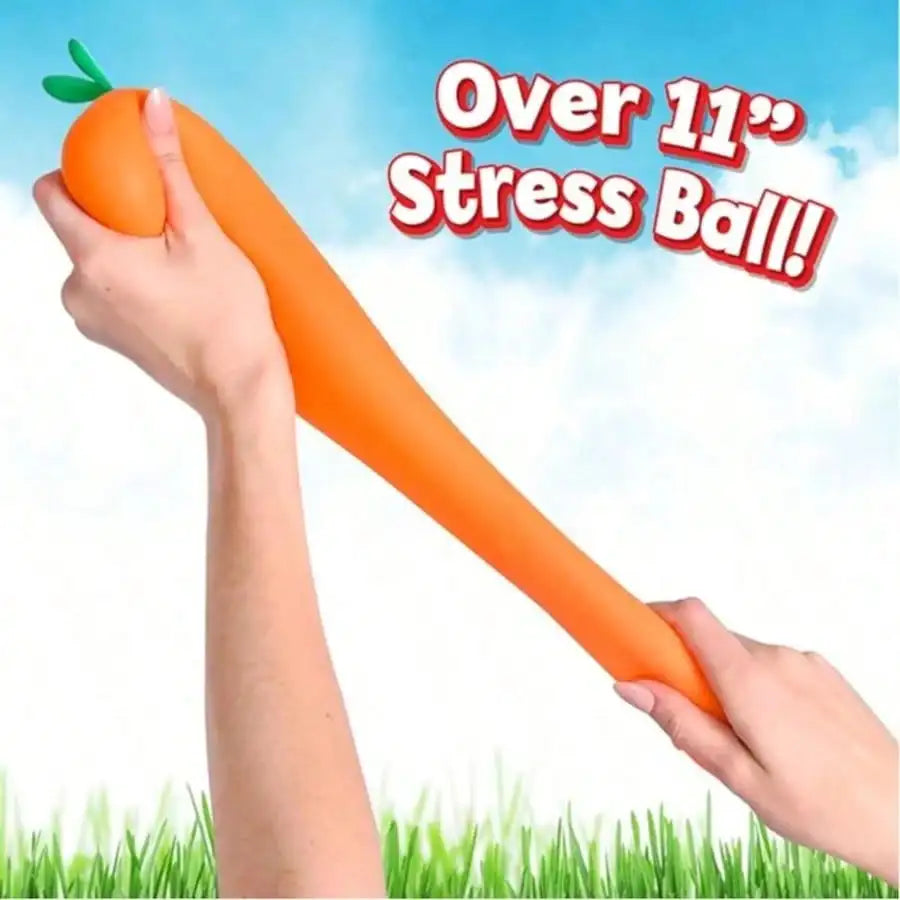 1/2pcs Toymendous Squishy Carrot – Jumbo 13cm Inch Squishy Vegetable Sand-Texture Carrot Stress Relief Toy | Giant Stress Relief Toy | Fidget Sensory Food Fun For Adults Party Toys, Theme Activities