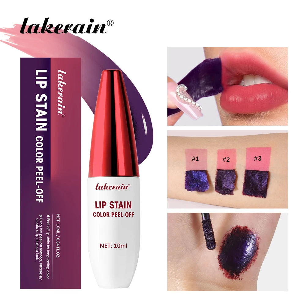 Peel Off Lip Gloss Matte Natural Mist Lip Tinted Waterproof Long Lasting Lipstick Woman Makeup Tear Contour Stain Cosmetic