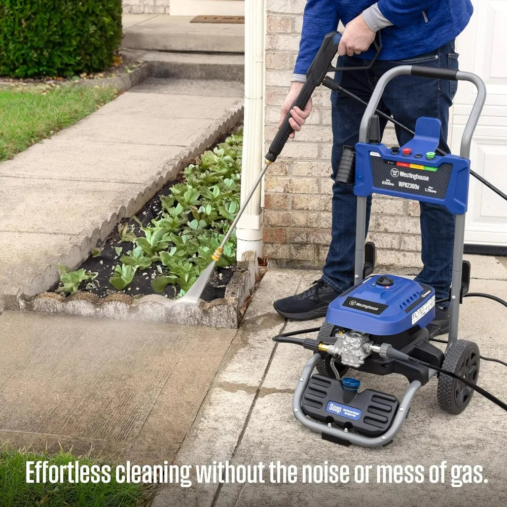 2025new-Westinghouse 2300 PSI Electric Pressure Washer with 1.76 GPM, Induction Motor, Built-in Soap Tank and Spray Gun