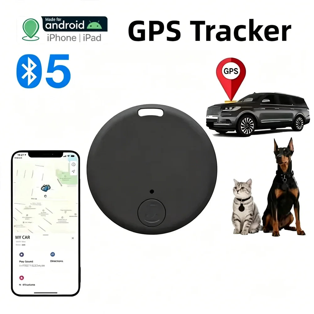 GPS Tracker Bluetooth 5.0 Anti-Lost GPS Mini Device Pet Elderly Kid Bag Wallet Car Tracking For IOS Android Smart Finder Locator