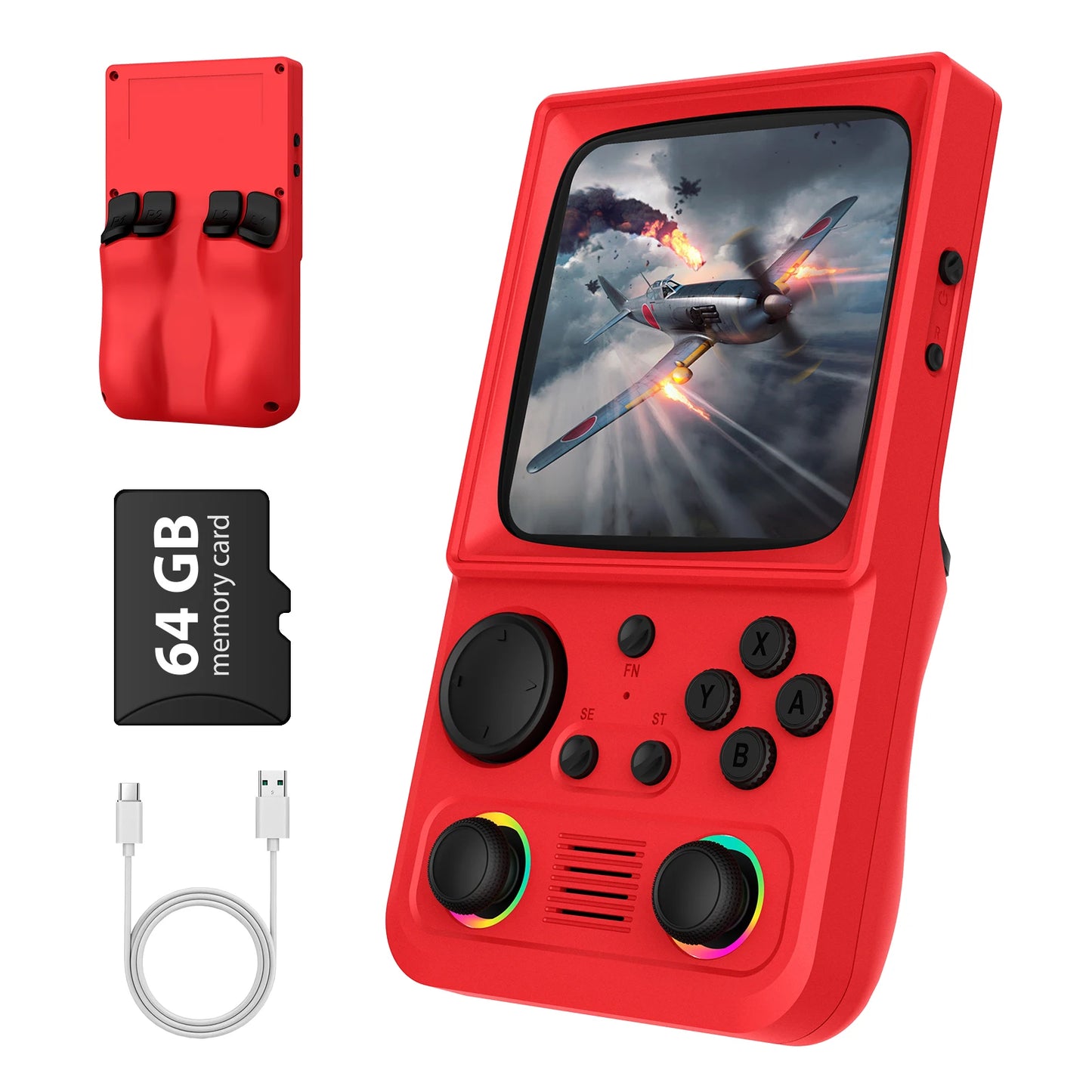 AISLPC R36T MAX Handheld Game Console 64/128G 4.0" IPS Screen 22000+Games 5G Portable Pocket Game Player