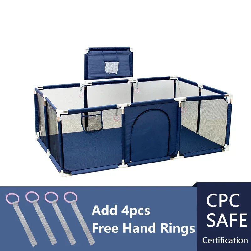 IMBABY Baby Playground Large Baby Playpen Machine Washable Baby Activity Fence Ball Pool Games Playpen for Child Safety Barries