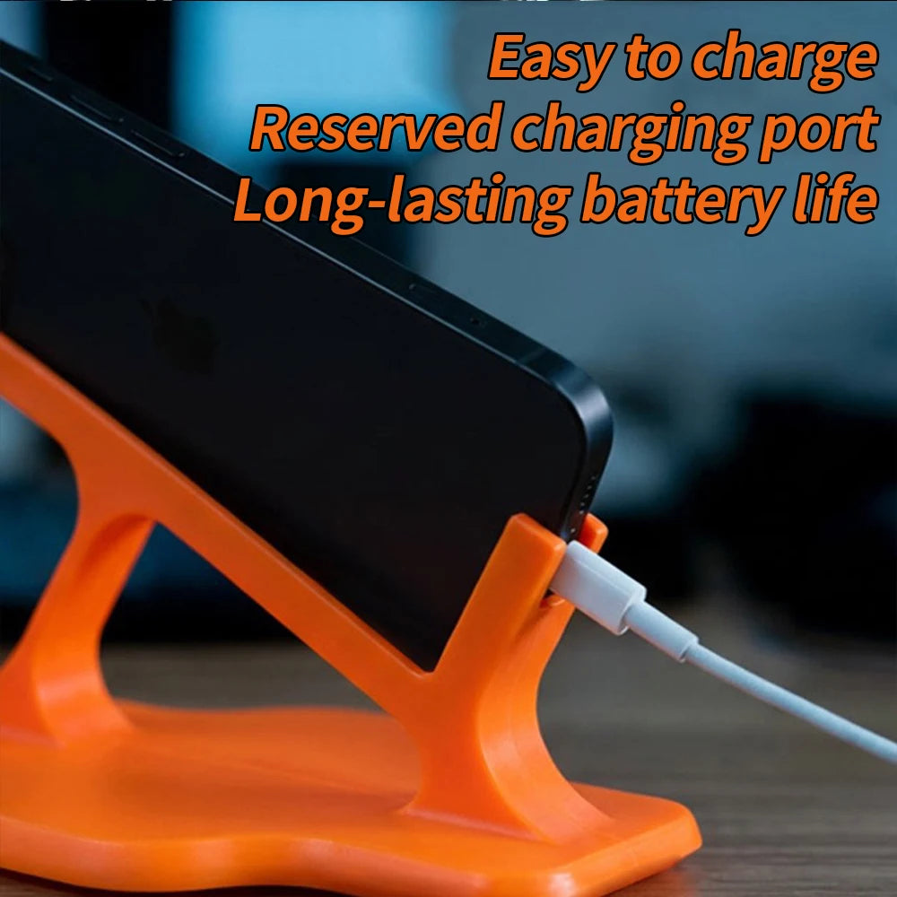 2Pcs Comfortable Bed Phone Stand Side Lying Stable Ergonomic Hands Free Holder For Entertainment Viewing Relax