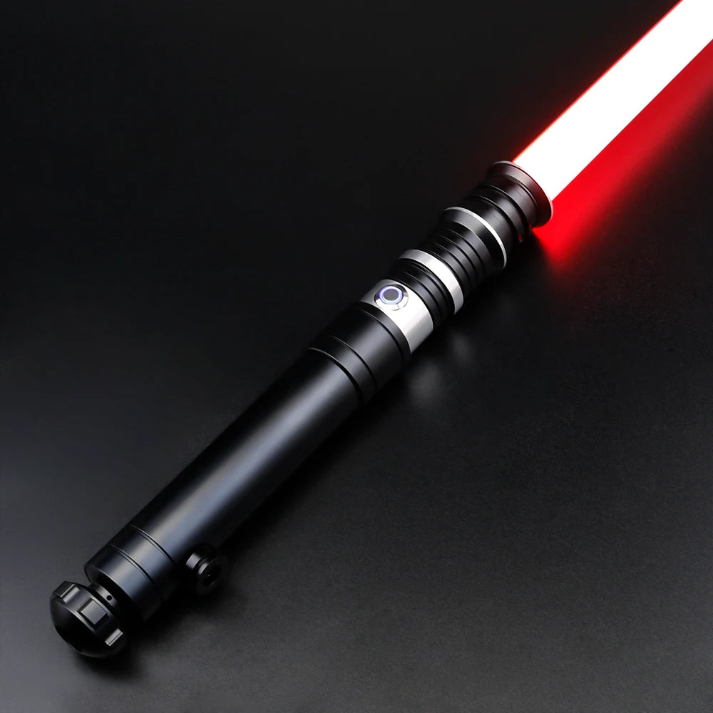 TXQSABER Lightsaber Neo Pixel Heavy Dueling RGB Color Changing Metal Hilt Smooth Swing Blaster Cosplay Jedi Light Sword Toys Kid