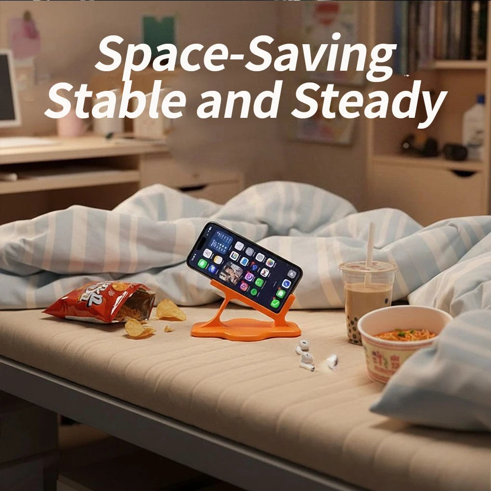 2Pcs Comfortable Bed Phone Stand Side Lying Stable Ergonomic Hands Free Holder For Entertainment Viewing Relax