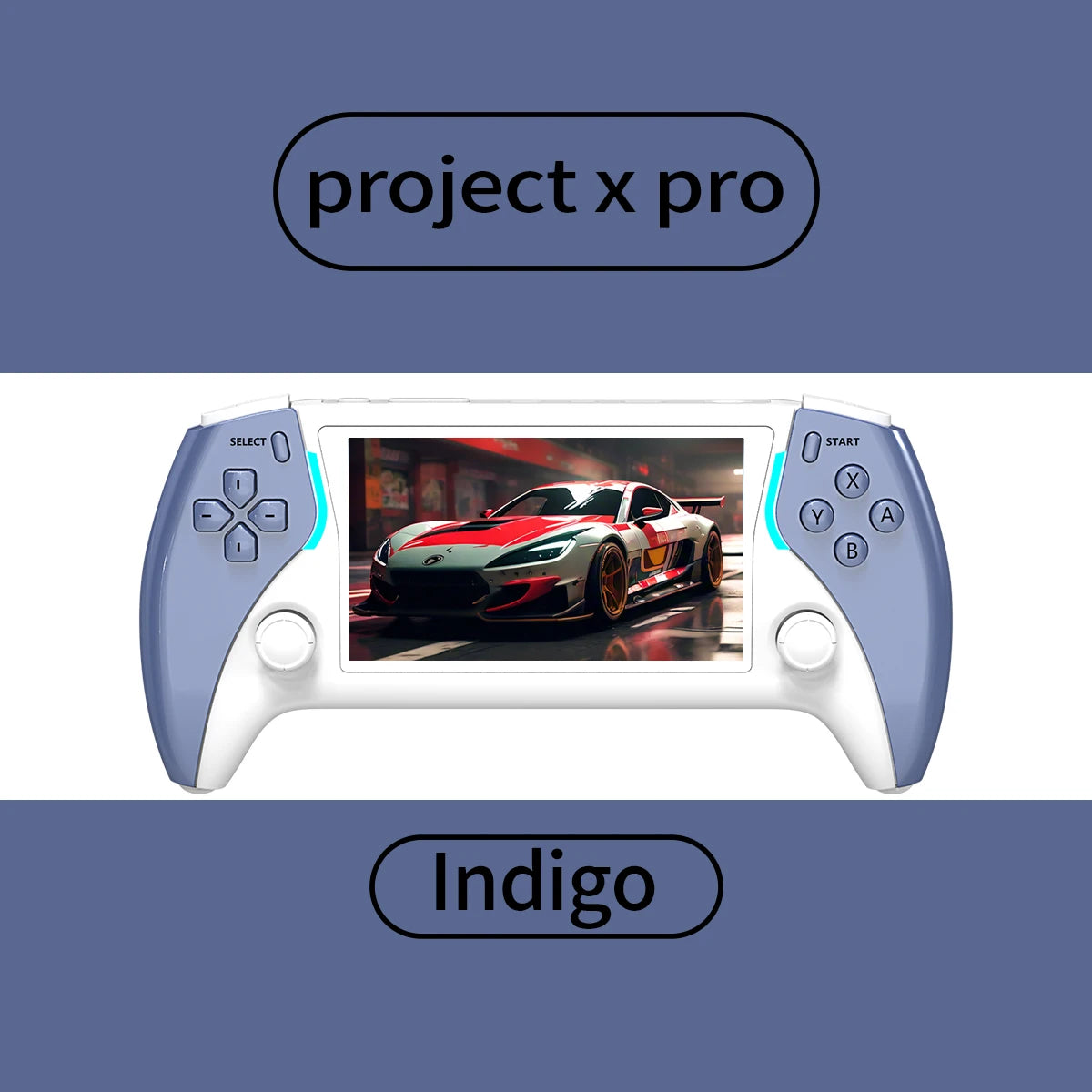 Coopreme Project X Pro 64G Portable Pocket Video Game Console 4.3” IPS Screen High-Defintion IPS Screenhandheld Game Console