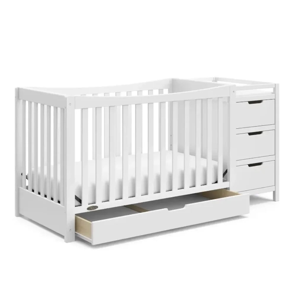 Baby Products Crib And Changing-TableChristmas.GracoRemi 4-In-1 Convertible Crib & Changer With Drawer (White)