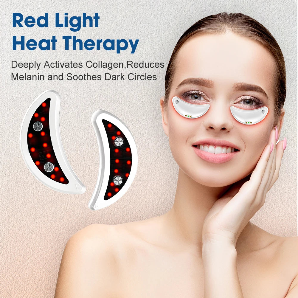 Micro-current Eye Massager Red Light Pulse Face Massage Face Eye Beauty Artifact Reduce Dark Circles and Eye Bags