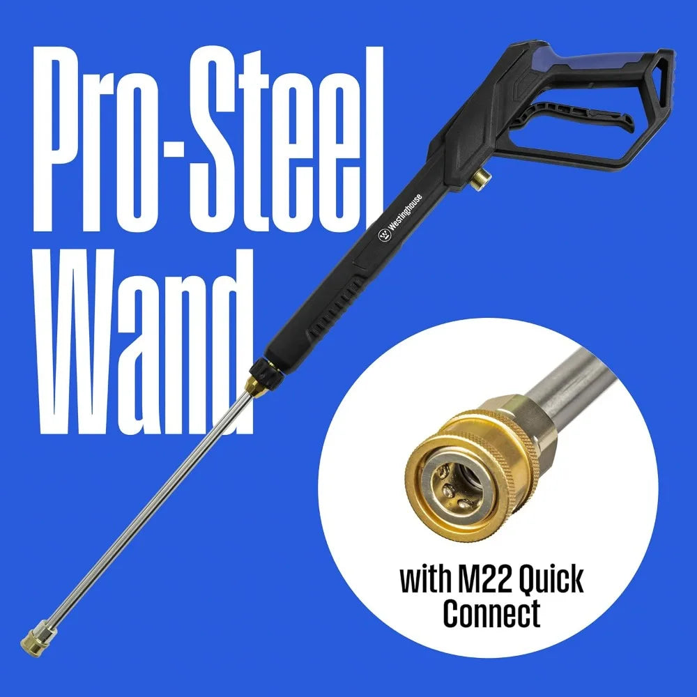 2025new-Westinghouse 2300 PSI Electric Pressure Washer with 1.76 GPM, Induction Motor, Built-in Soap Tank and Spray Gun