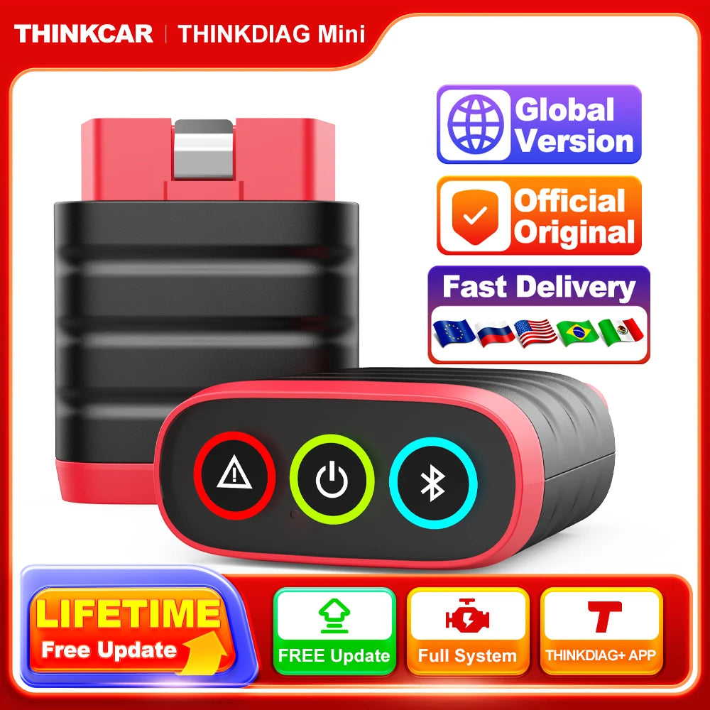 THINKCAR THINKDIAG MINI Obd2 Scanner For Auto Full Obd 2 Function System Diagnostic Tool Car Diagnose Code Reader PK ELM327