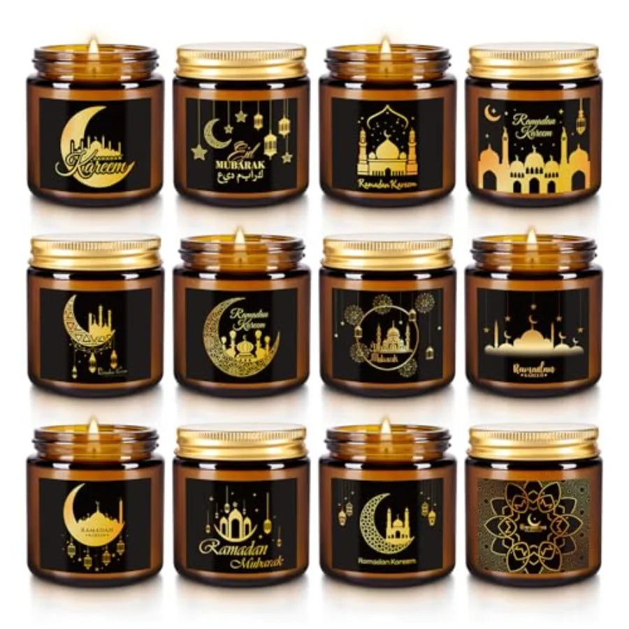 36Pack Christmas Scented Candles Sets, Long Burning, 2.5oz Natural Soy Wax with Essential Oils Decorative Aromatherapy Candles