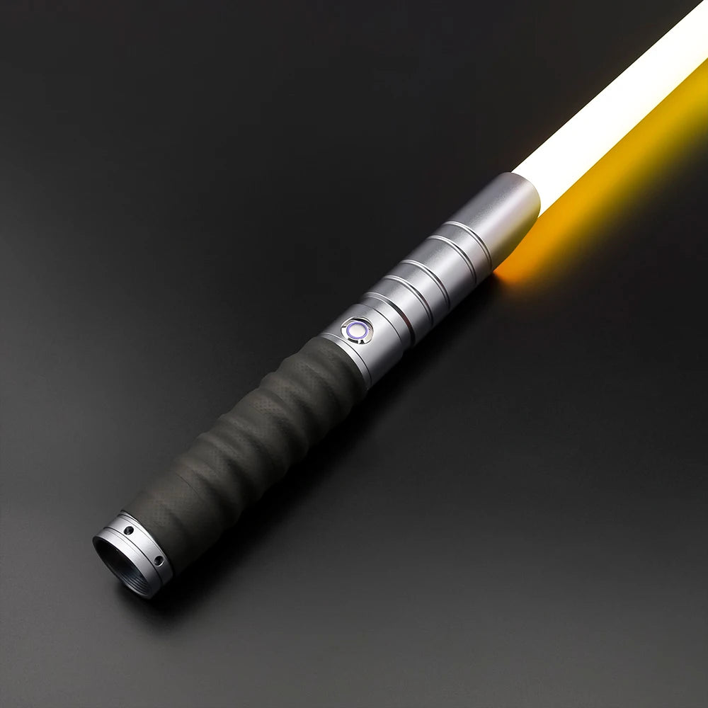 TXQSABER Lightsaber Neo Pixel Heavy Dueling RGB Color Changing Metal Hilt Smooth Swing Blaster Cosplay Jedi Light Sword Toys Kid