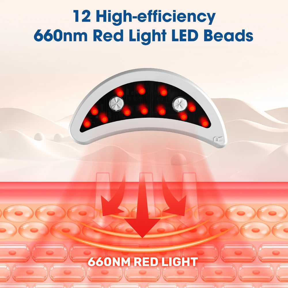 Micro-current Eye Massager Red Light Pulse Face Massage Face Eye Beauty Artifact Reduce Dark Circles and Eye Bags