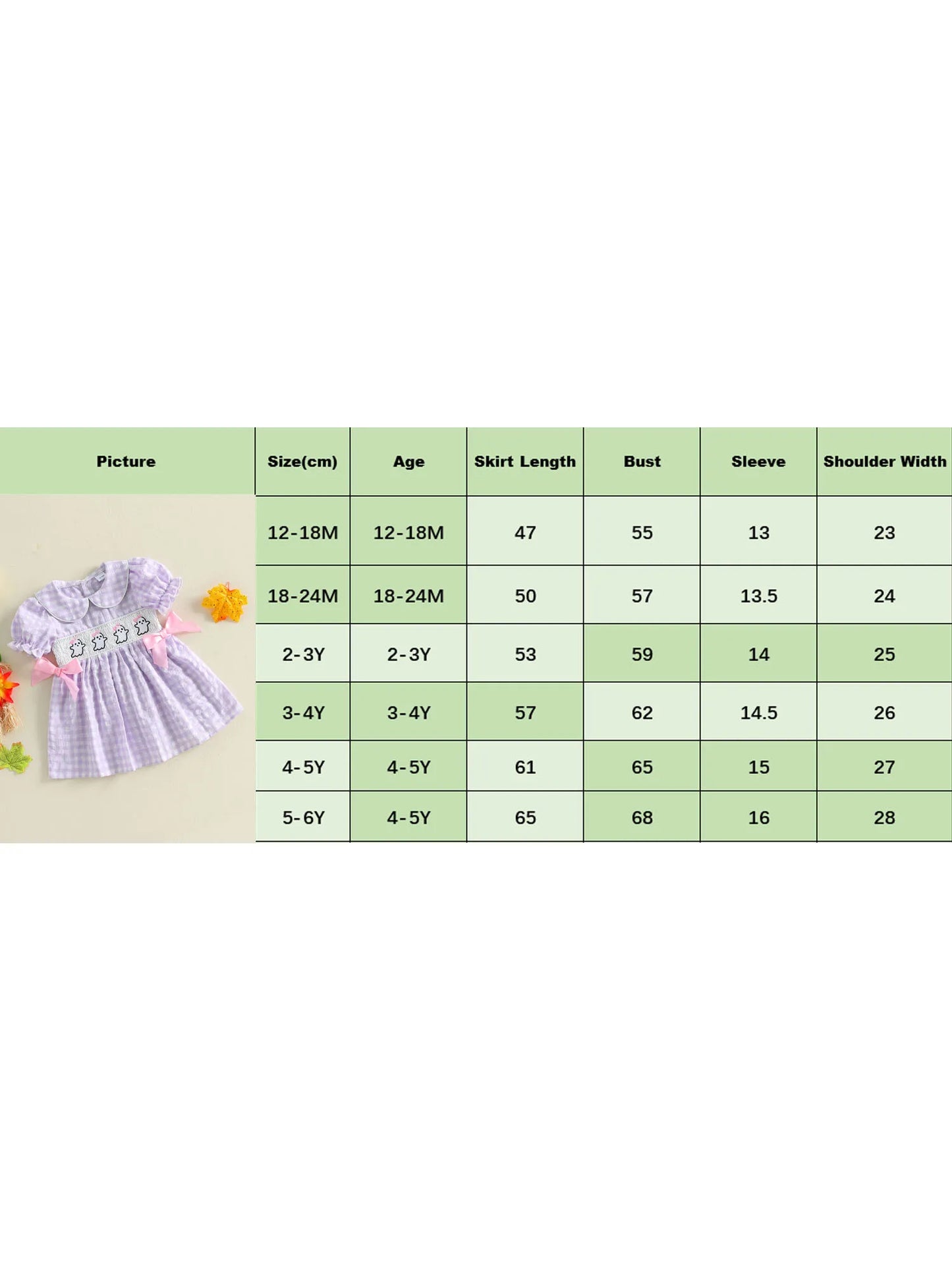 Toddler Halloween Costume Short Sleeve Pumpkin Embroidery Dress Baby Girl Ghost Print A-Line Dress Casual Party Dress for Kids