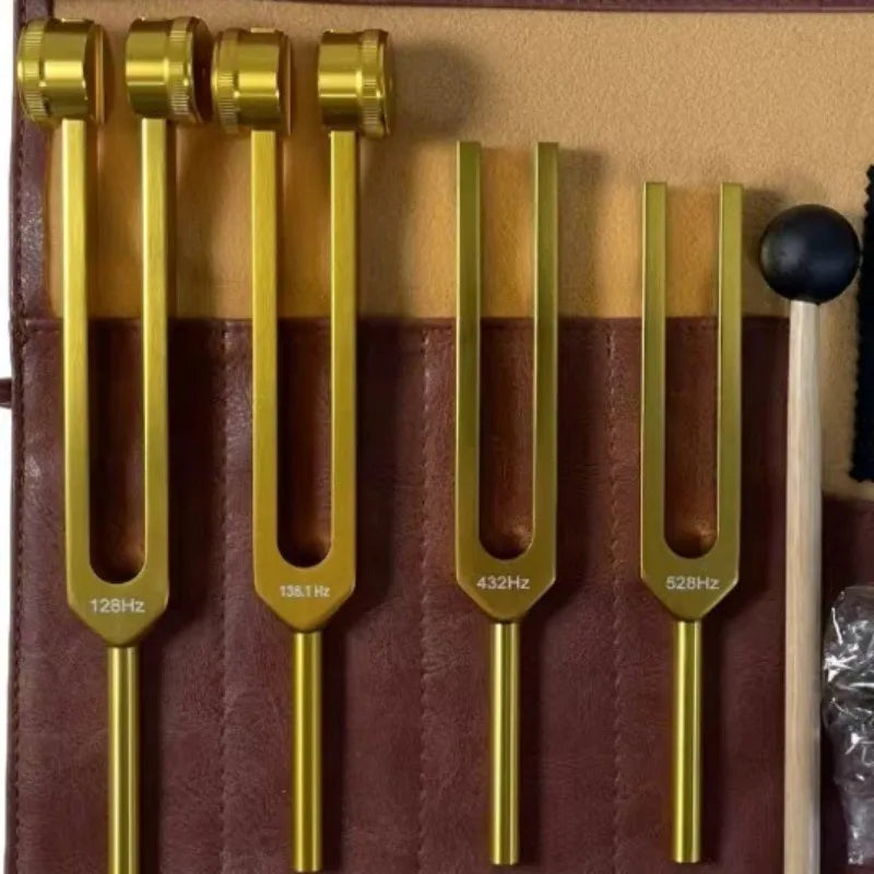 Meditation Tuning Fork Set Sound Healing Medical Tuning Fork Schumann Resonance Percussion Instruments Yoga Musical Instruments
