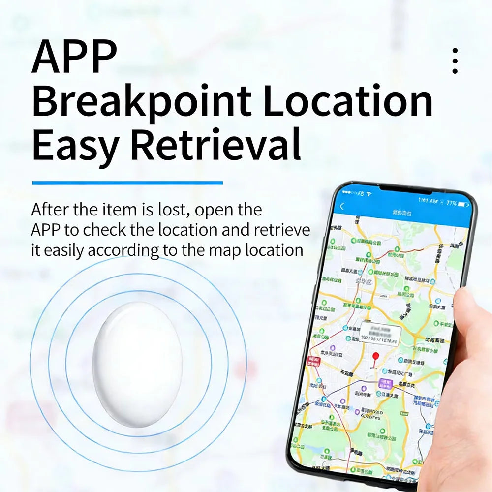 GPS Tracker Bluetooth 5.0 Anti-Lost GPS Mini Device Pet Elderly Kid Bag Wallet Car Tracking For IOS Android Smart Finder Locator