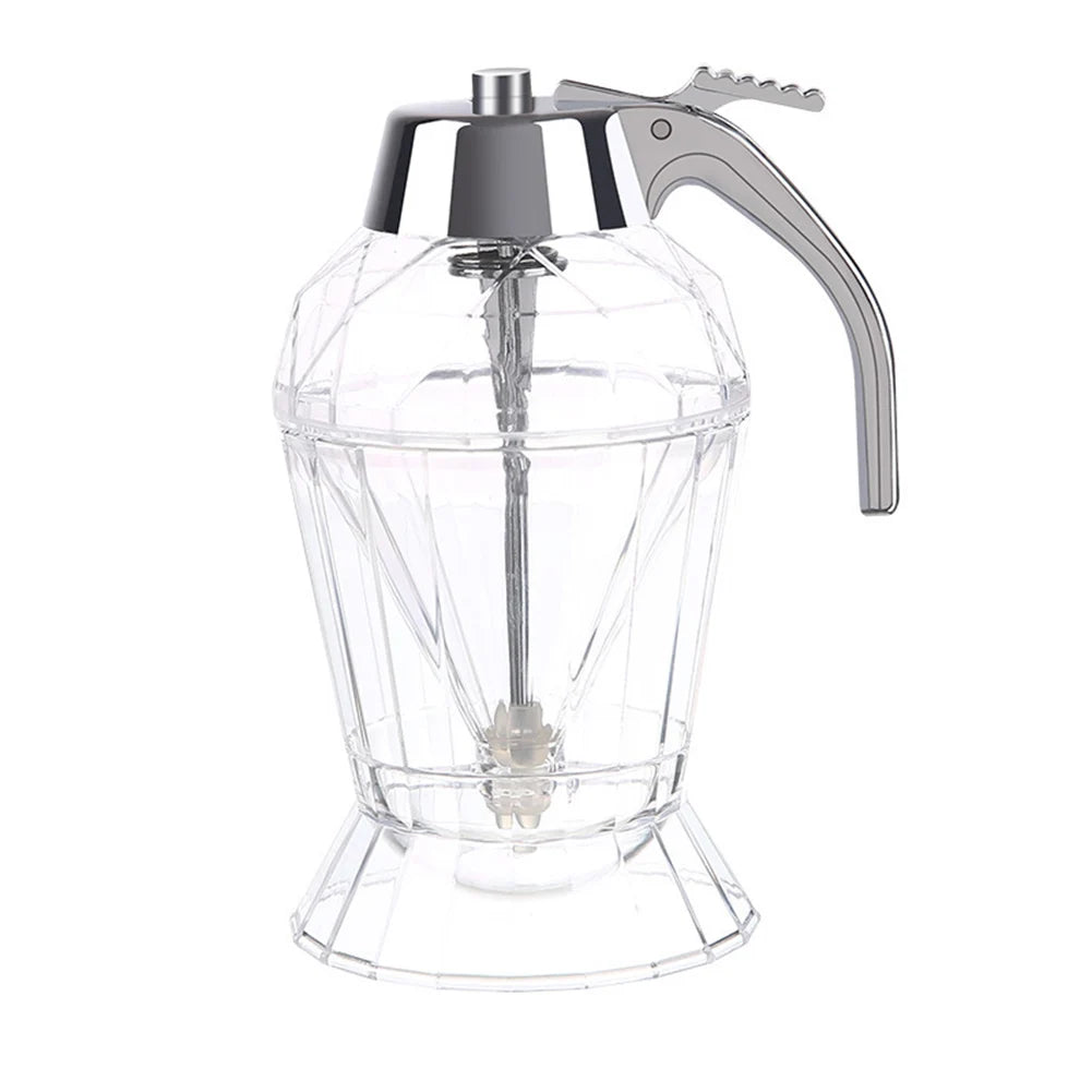 Honey Dispenser with Stand Honey Pourer Dispenser Olive Oil Dispenser Bottle for Home Kitchen Storing Honey and Syrup