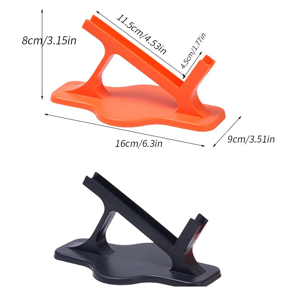 2Pcs Comfortable Bed Phone Stand Side Lying Stable Ergonomic Hands Free Holder For Entertainment Viewing Relax