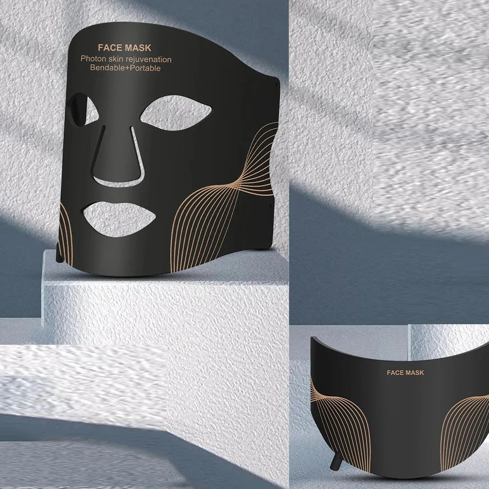 Red Light Therapy Mask 460nm 660nm 850nm LED Beauty Devices Face Instrument Rejuvenation Skin Anti Aging Wrinkle Skin Repair