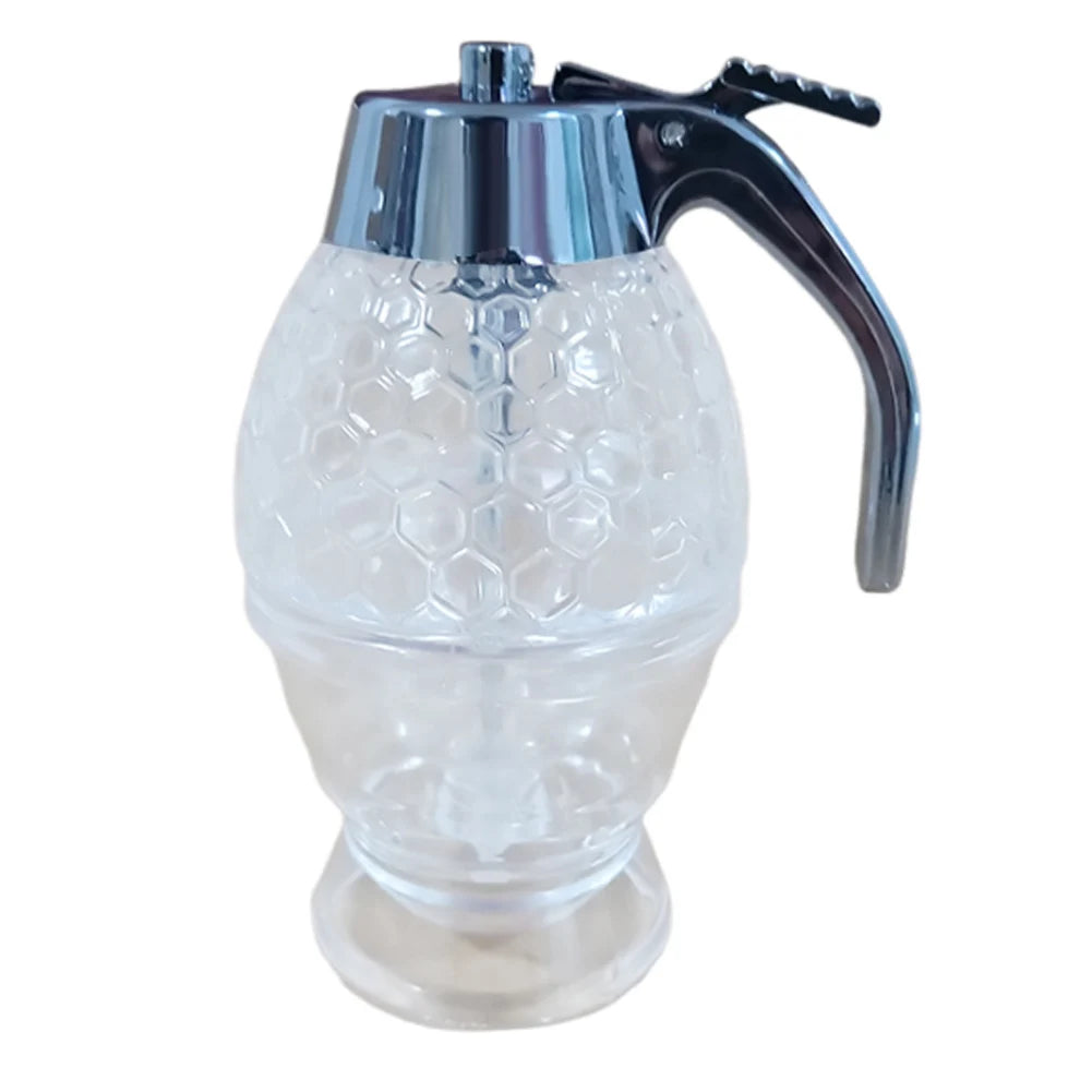 Honey Dispenser with Stand Honey Pourer Dispenser Olive Oil Dispenser Bottle for Home Kitchen Storing Honey and Syrup