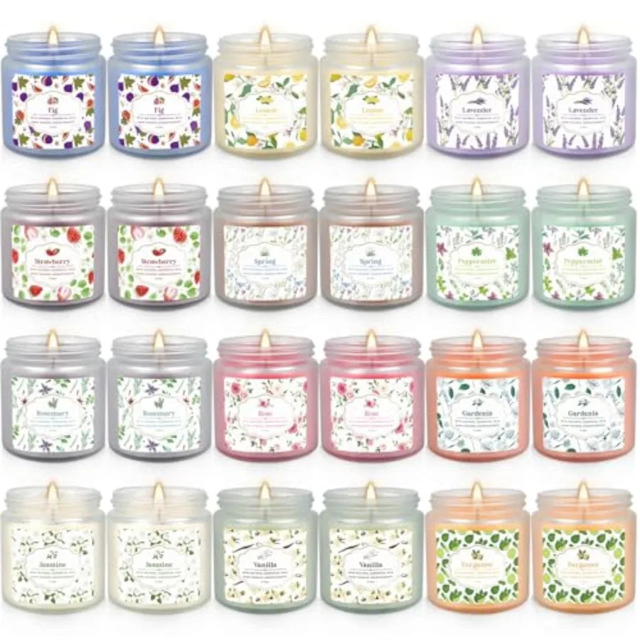 36 Pack Scented CandlesSoy Wax Travel Tin Jar Candles Aromatherapy Candles for Home 2.5 OZ Scented Candles for Mom for Christma
