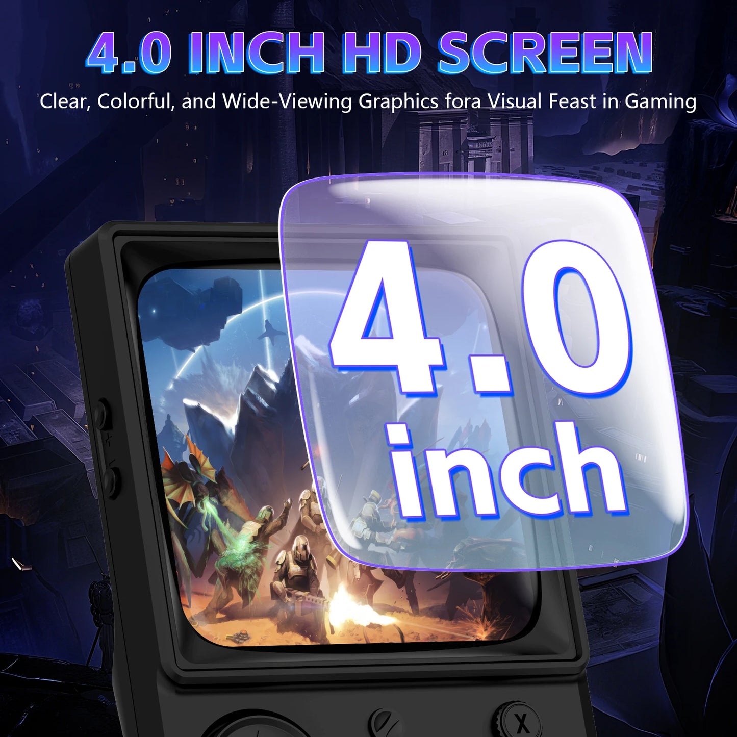 AISLPC R36T MAX Handheld Game Console 64/128G 4.0" IPS Screen 22000+Games 5G Portable Pocket Game Player