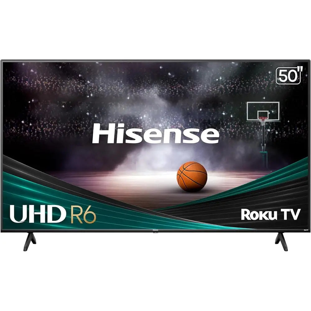 50-Inch Class R6 Series 4K UHD Smart u TV with Alexa Compatibility, Dolby Vision HDR, DTS Studio Sound, Game e (50R6G),Black
