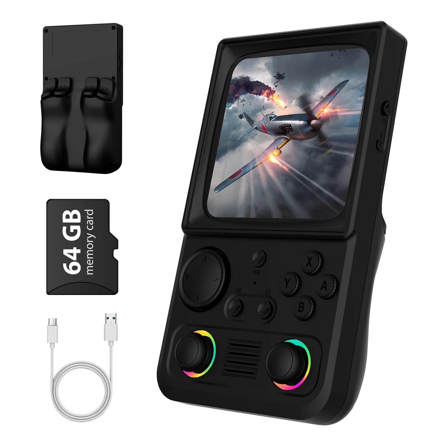 AISLPC R36T MAX Handheld Game Console 64/128G 4.0" IPS Screen 22000+Games 5G Portable Pocket Game Player