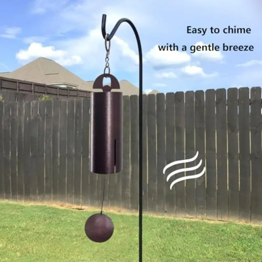Wind Chimes for Outside Deep Tone Heroic Windbell Deep Resonance Serenity Bell Outdoor Decor for Patio, Yard, Porch, Garden