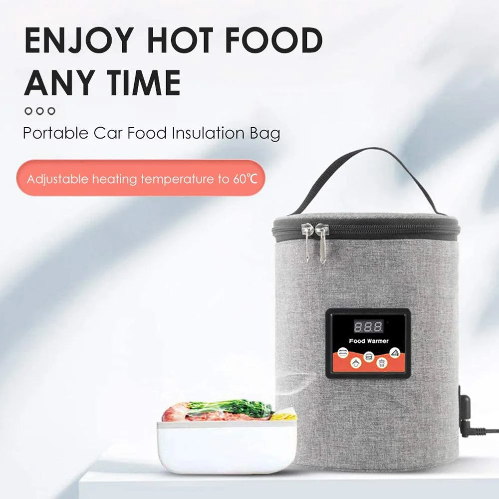 Car Baby Bottle Warmer Portable Newborn Milk Heater Thermostat Bag Smart Display Large Capacity Feeding Warmer Bags