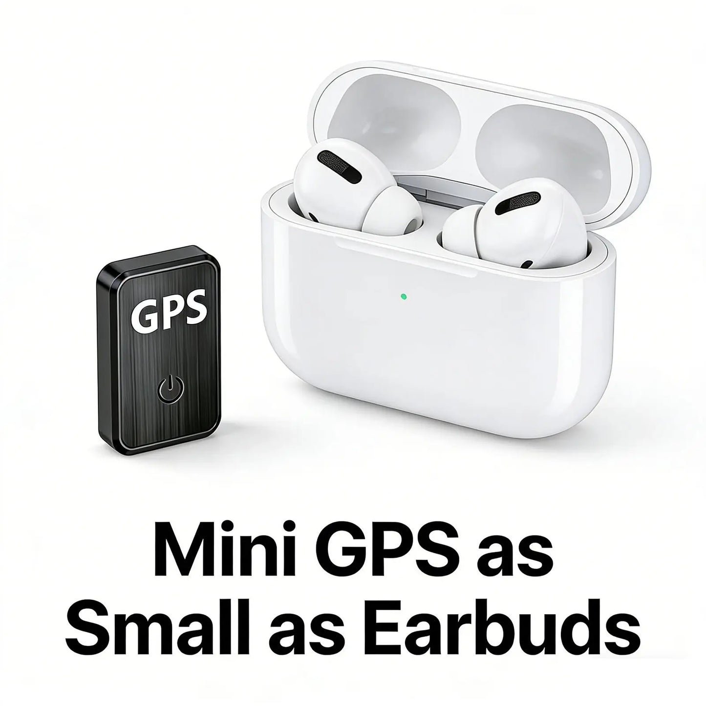 0.8 inches! GS09 Hidden Mini Vehicle GPS Tracker Portable Real-Time Magnetic Tracking Device for Global Coverage Car Positioning