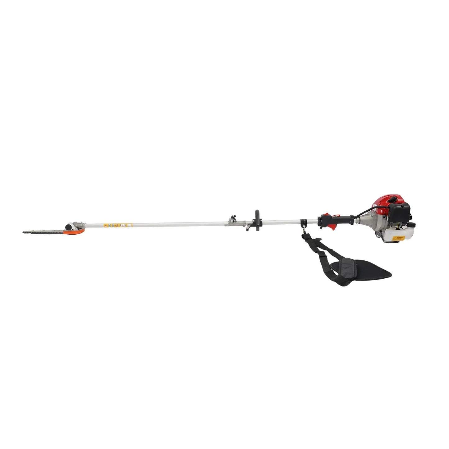43CC Gas Powered Pole Saw 2-Stroke 1.25KW Gas Pruning Pole Saw Retractable Long Pole Tree Branch Pruner with Air-Cooled Engine