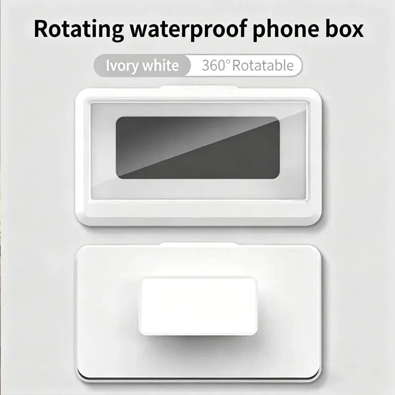 360 Rotation Waterproof and Anti-fog Mobile Phone Case for Bathroom Shower Phone Holder Waterproof Can Be Touched Shower Phone