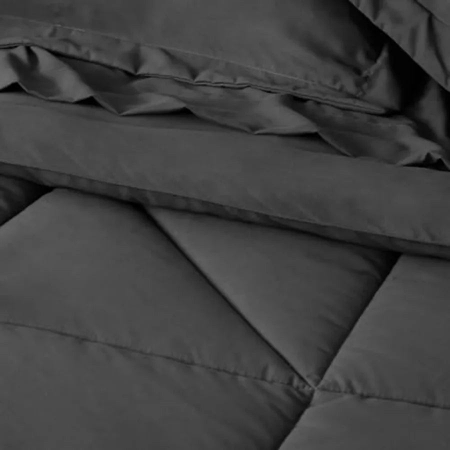 7 Pieces Comforter Set - Utral Soft Microfiber Bedding Set Thick Duvet Insert Bed in a Bag Without Rustling Noise for All Seaso
