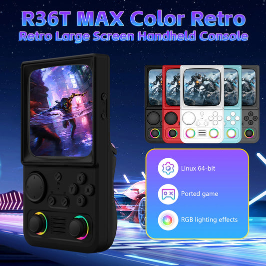 AISLPC R36T MAX Handheld Game Console 64/128G 4.0" IPS Screen 22000+Games 5G Portable Pocket Game Player