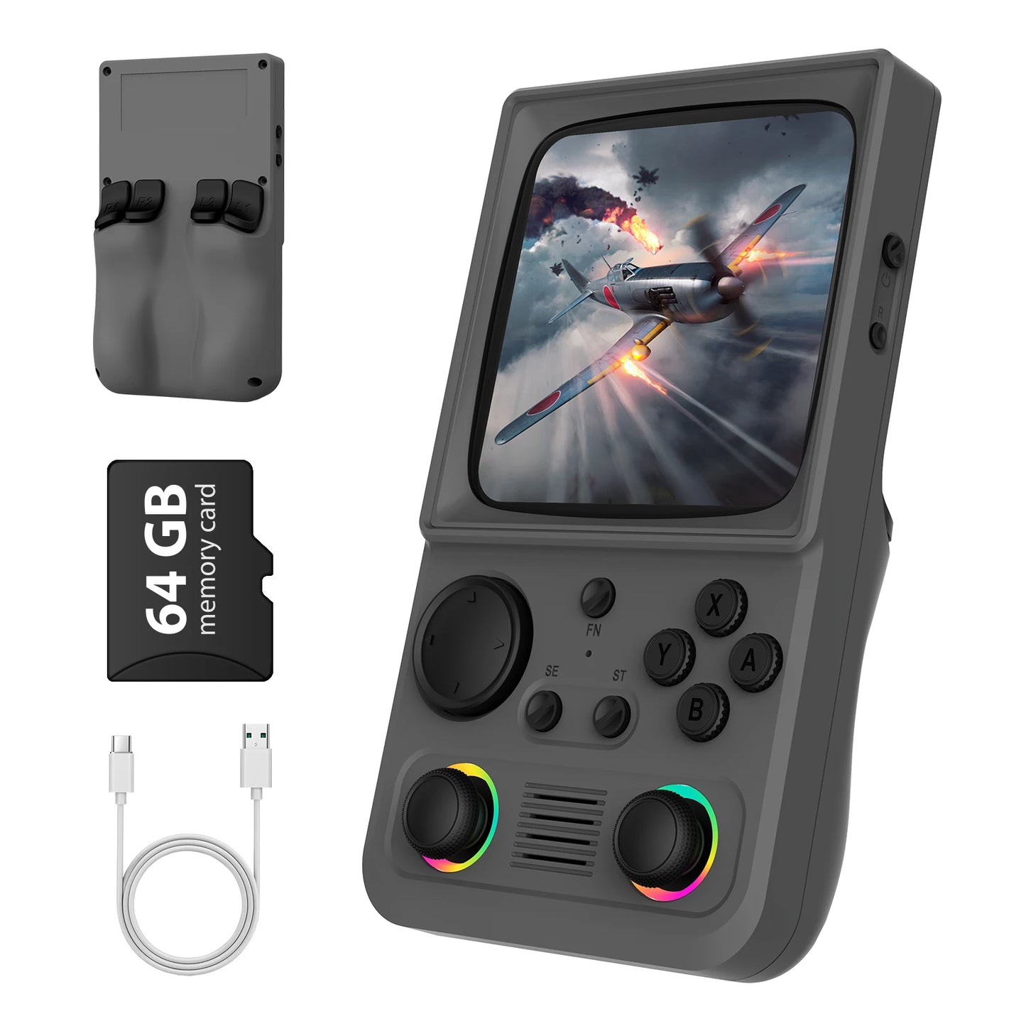 AISLPC R36T MAX Handheld Game Console 64/128G 4.0" IPS Screen 22000+Games 5G Portable Pocket Game Player