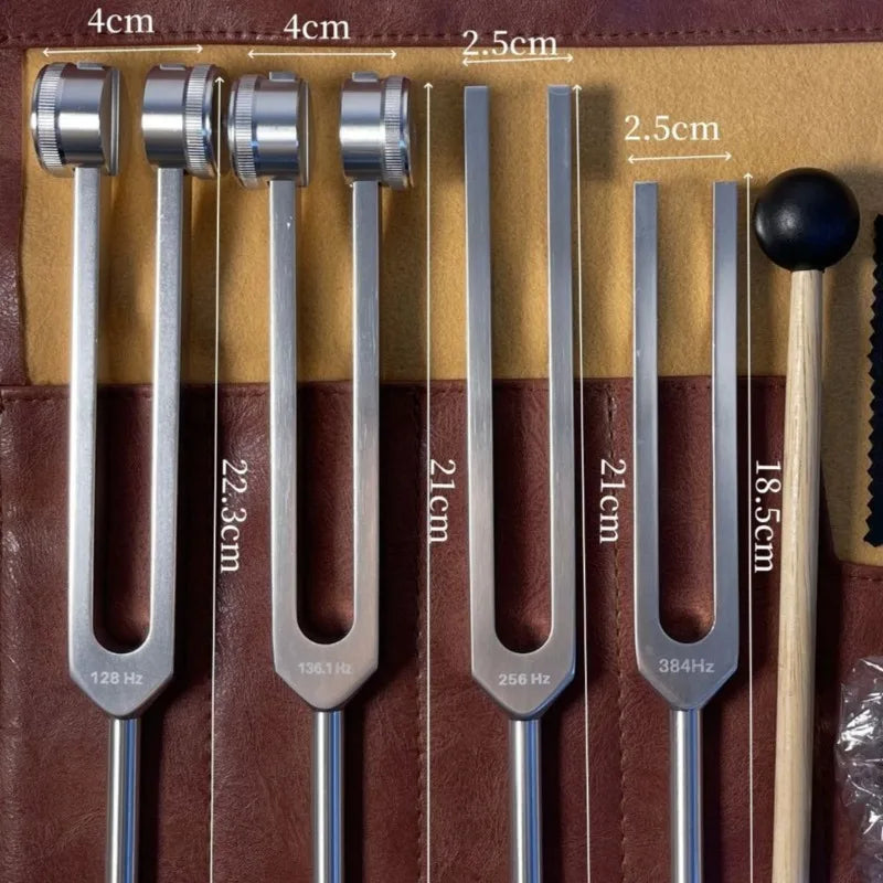 Meditation Tuning Fork Set Sound Healing Medical Tuning Fork Schumann Resonance Percussion Instruments Yoga Musical Instruments