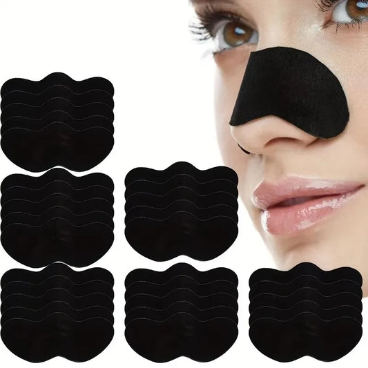 10/150PCS Blackhead Remove Mask Nasal Strips Shrink Cleansing Pore Nose Black Head Remove Stickers Skin Care Mask Patch Unisex