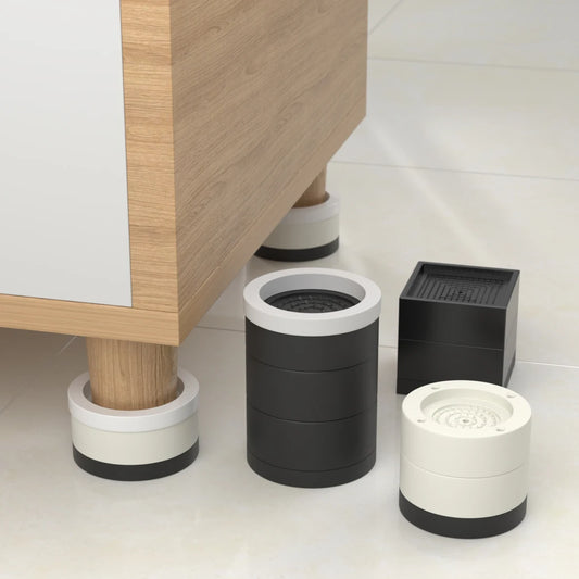 Furniture Elevation Pads for Bed Feet: Stackable Heavy-Duty Support Risers, Bed Leg/Bed Base Raising Blocks