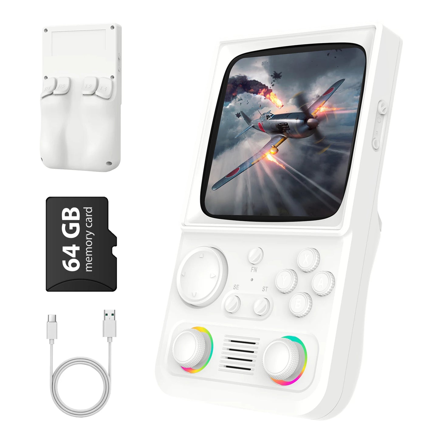 AISLPC R36T MAX Handheld Game Console 64/128G 4.0" IPS Screen 22000+Games 5G Portable Pocket Game Player