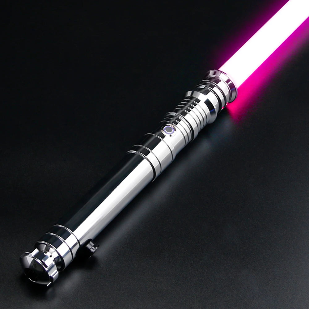 TXQSABER Lightsaber Neo Pixel Heavy Dueling RGB Color Changing Metal Hilt Smooth Swing Blaster Cosplay Jedi Light Sword Toys Kid