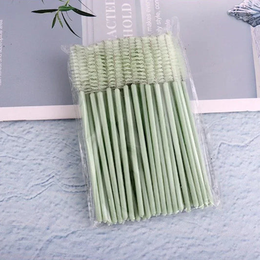 50Pcs Eyelash Brushes Makeup Brushes Disposable Mascara Wands Applicator Spoolers Eye Lashes Cosmetic Brush Lash Extension Tool